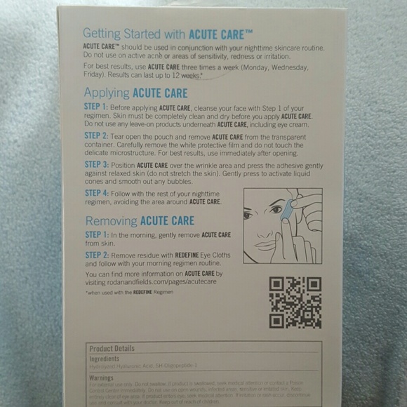 2 packs (4 patches) of Rodan and Fields Acute Care - Picture 3 of 4